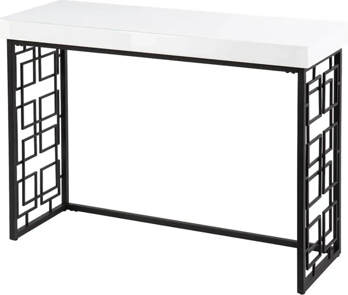 Mavden Black & White Console Table