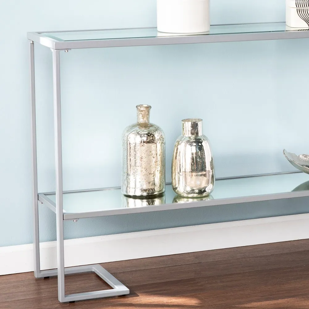 Horten Silver Narrow Console Table