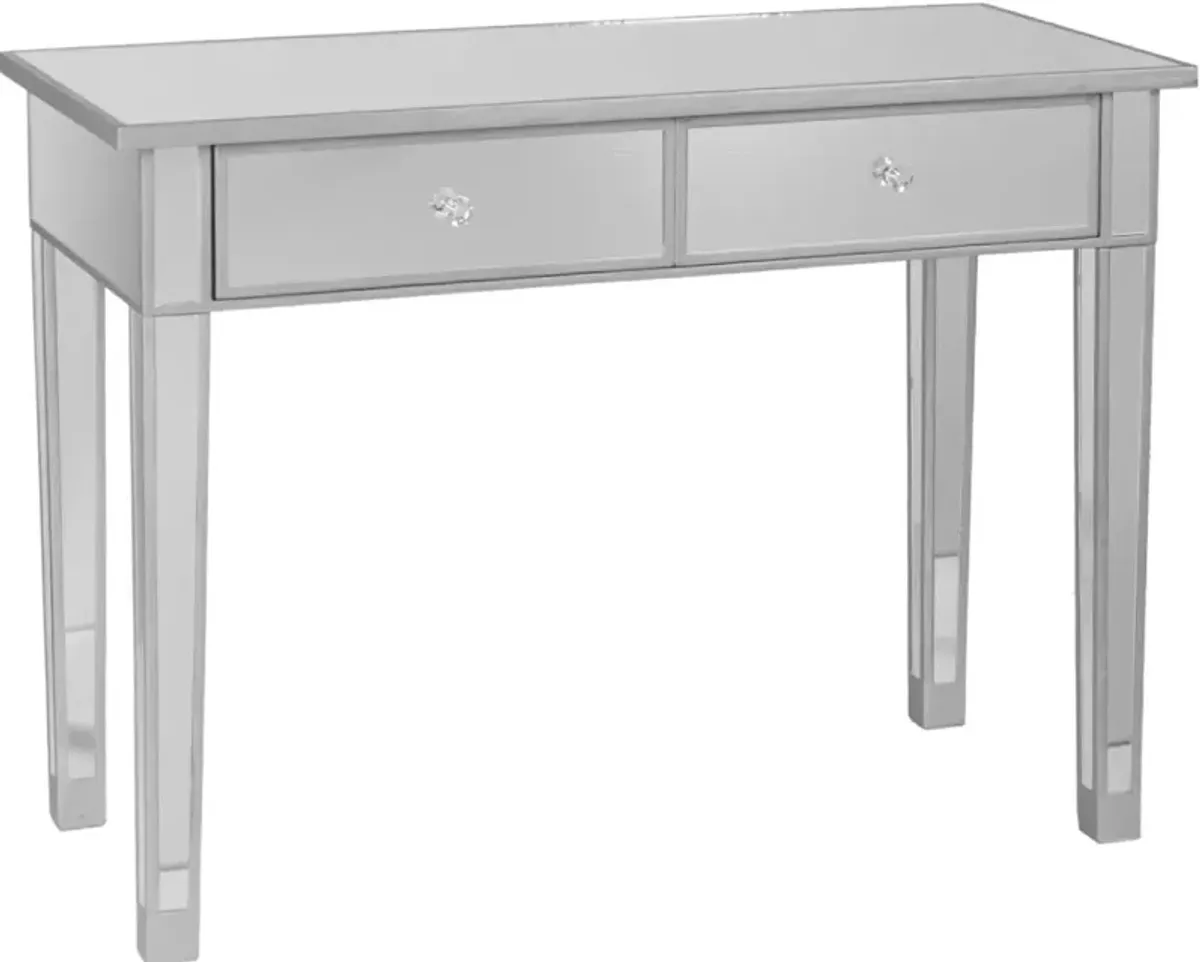 Mirage Mirrored 2-Drawer Console Table