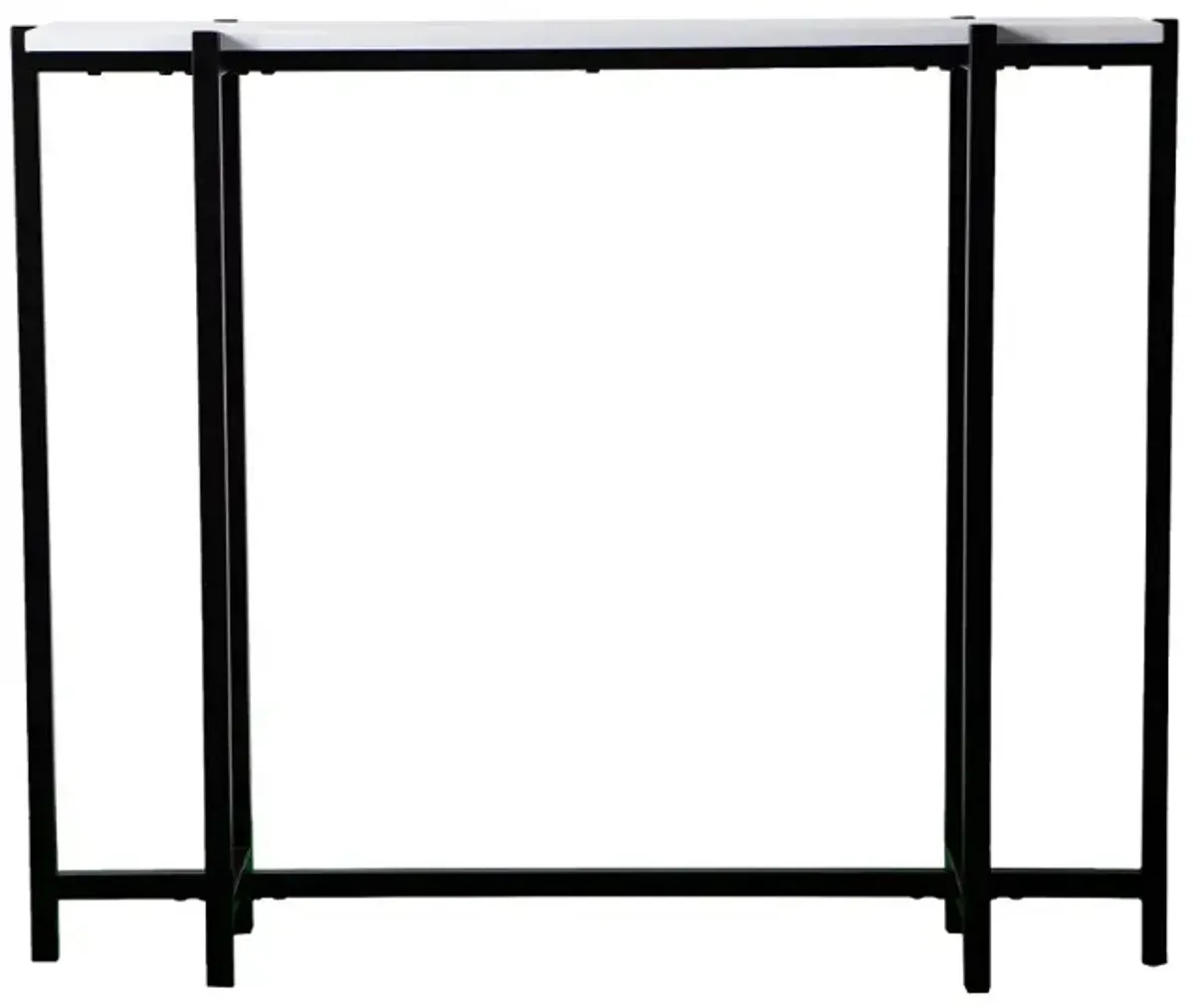 Helena Black and White Small Console Table