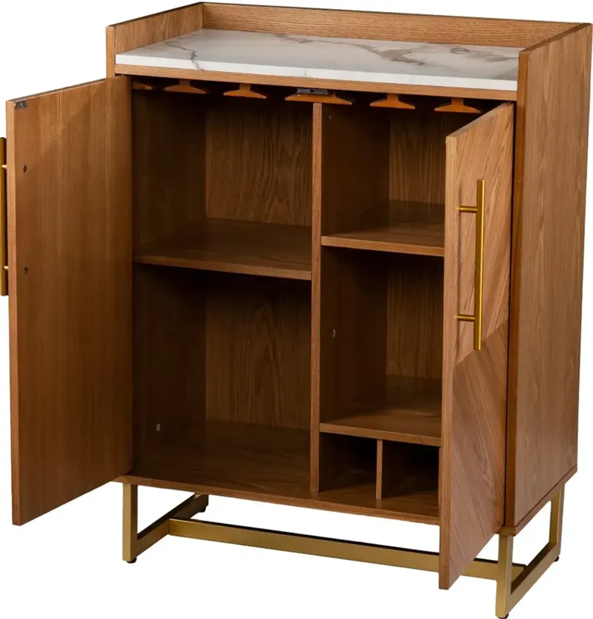 Trilken Bar Cabinet with Wine Storage