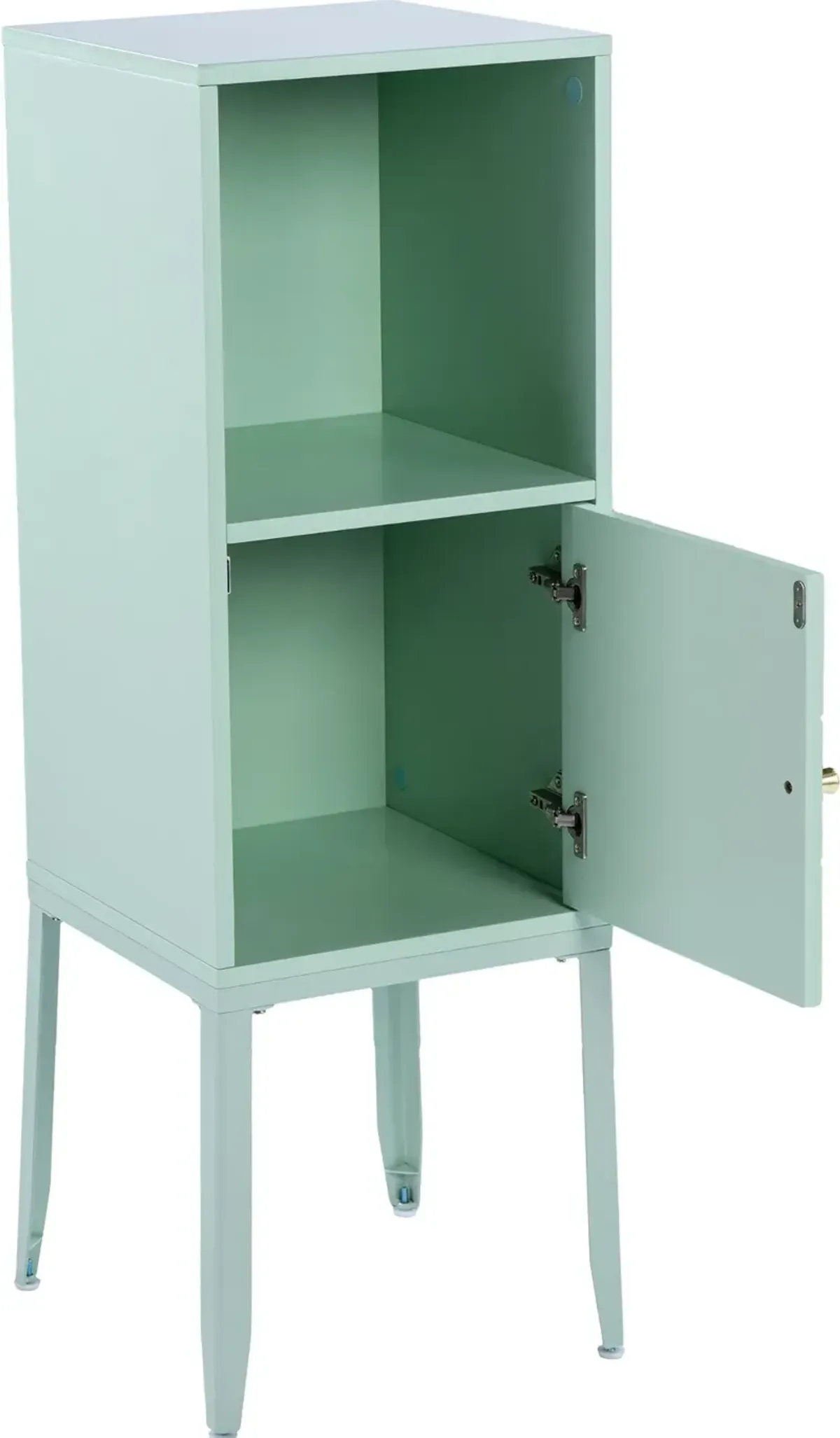 Herzo Mint Tall Storage Cabinet