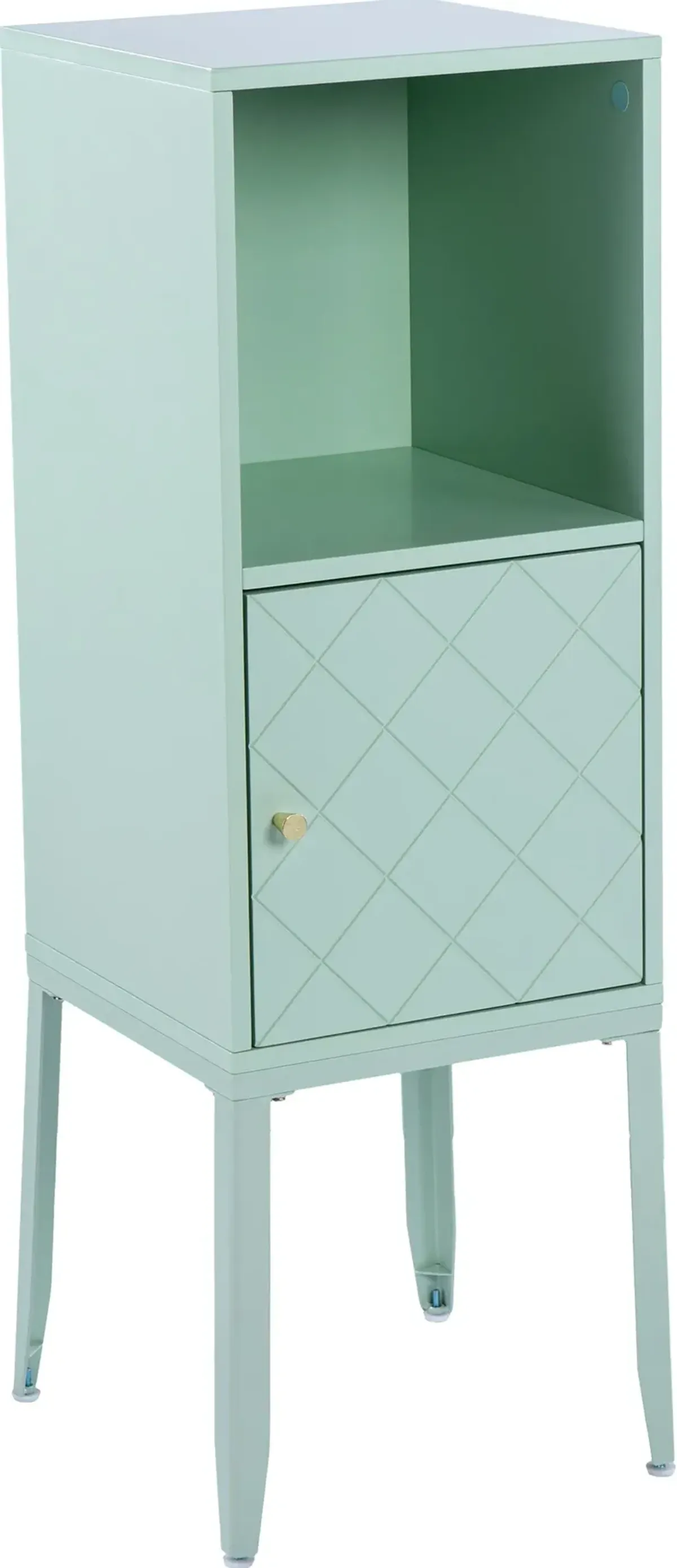 Herzo Mint Tall Storage Cabinet