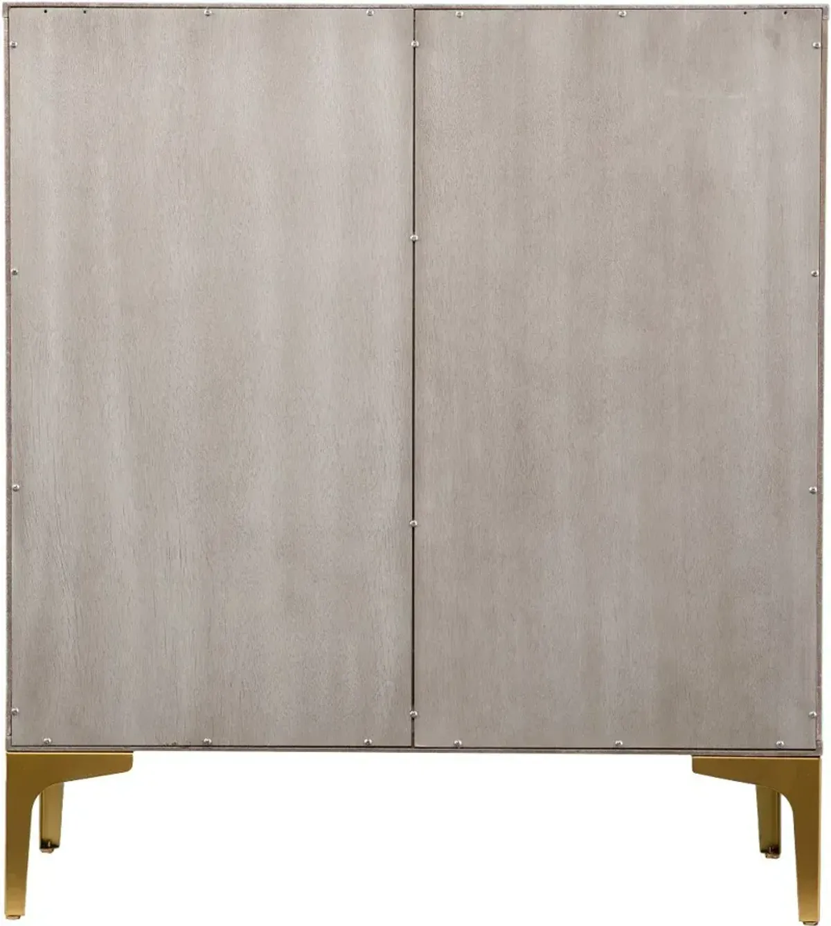 Lantara Gray Modern Storage Cabinet