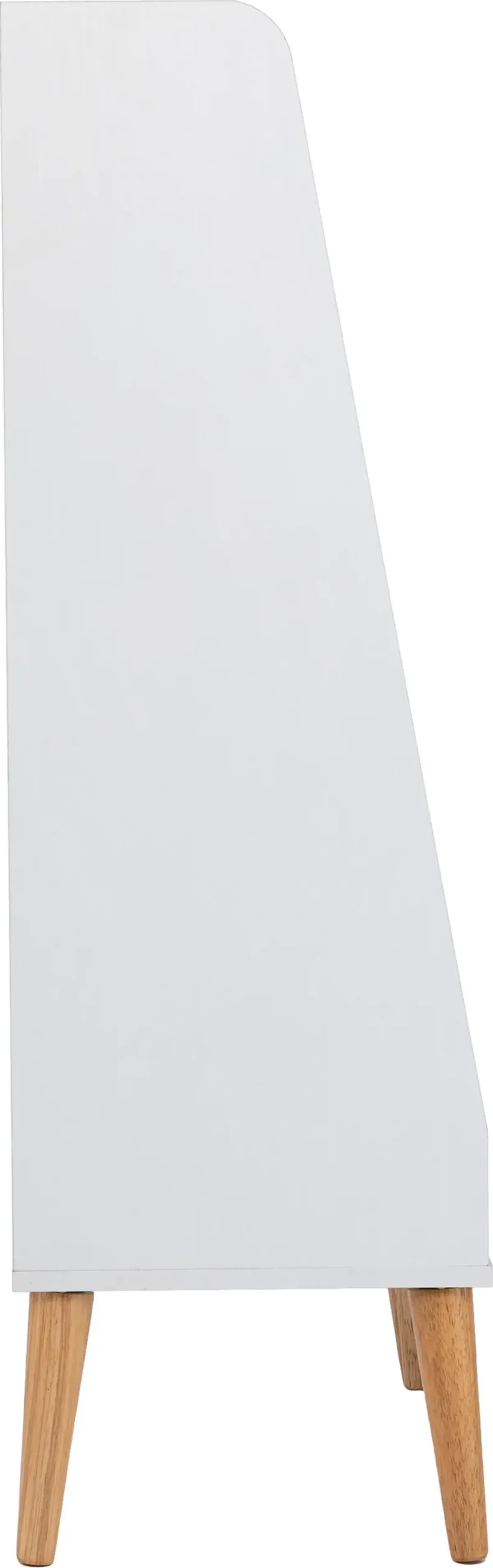 Berritza Small White Bookshelf