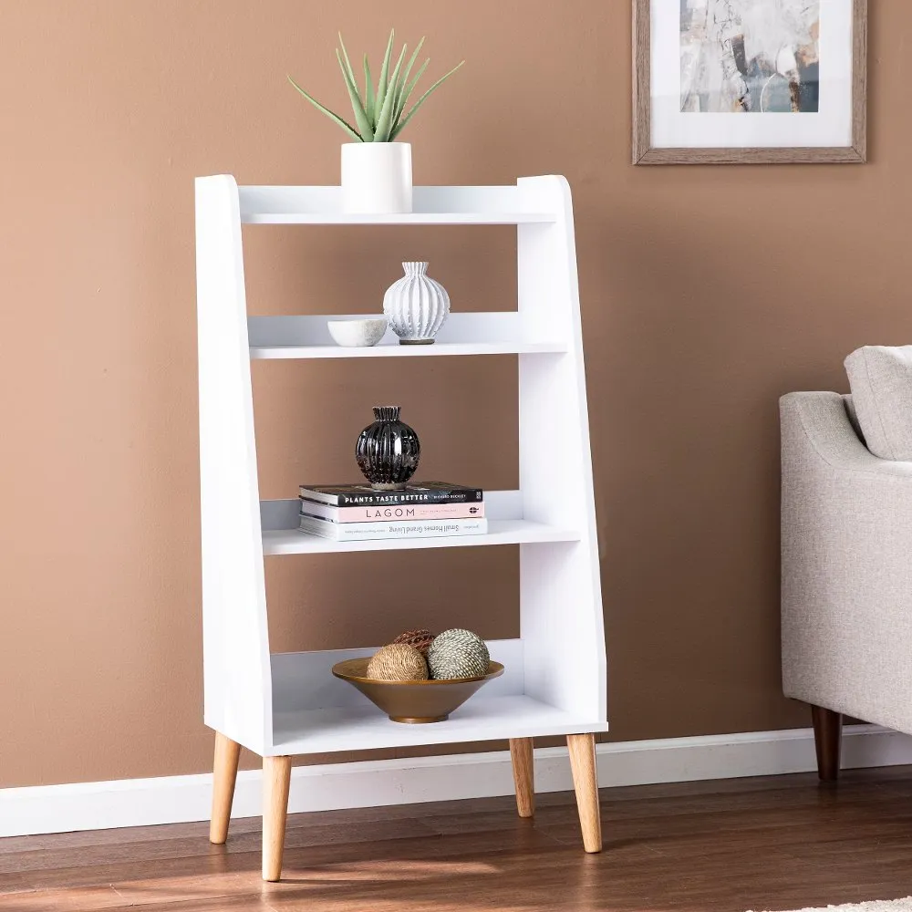 Berritza Small White Bookshelf