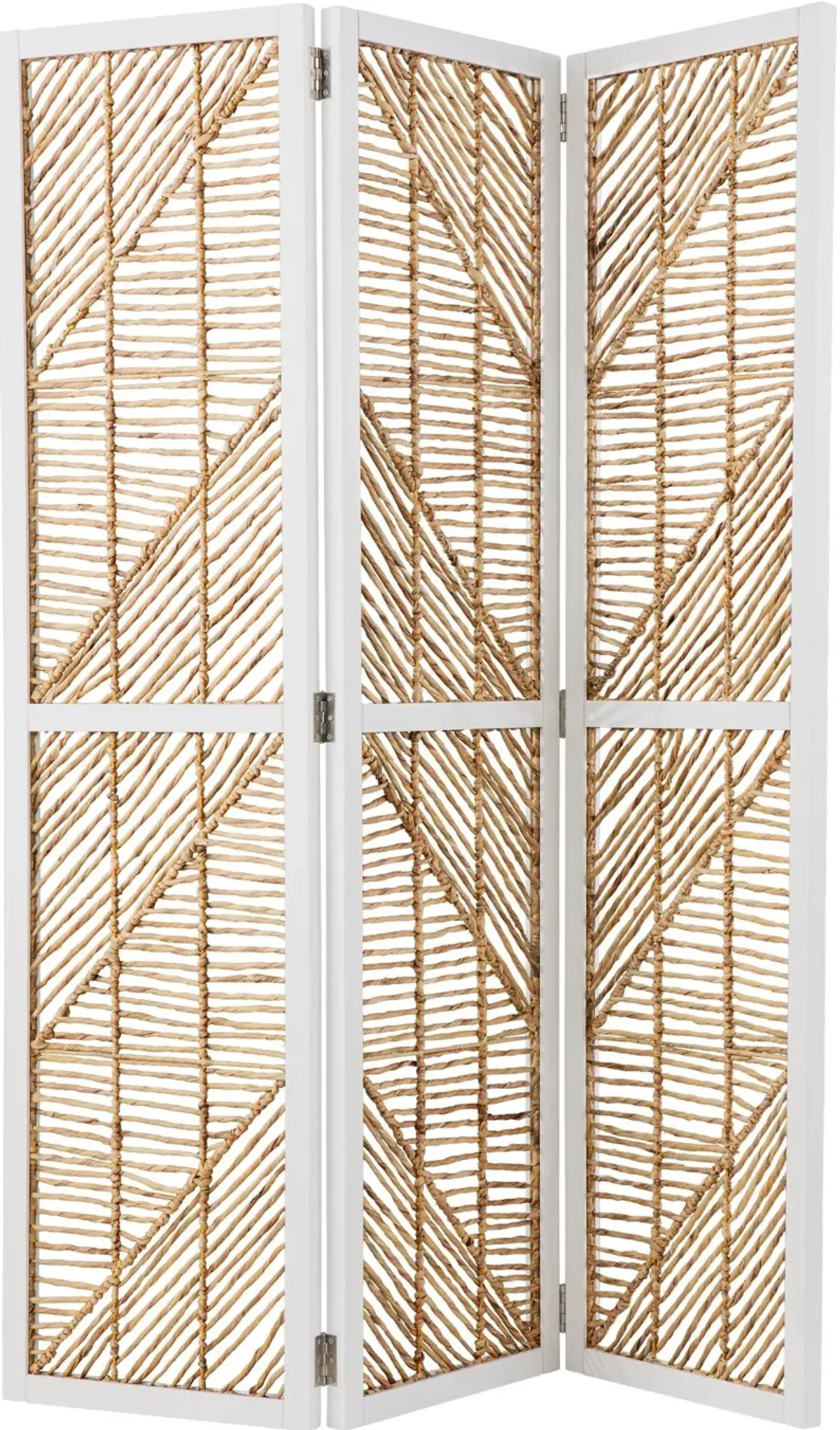 Quilino Light Brown Woven Room Divider