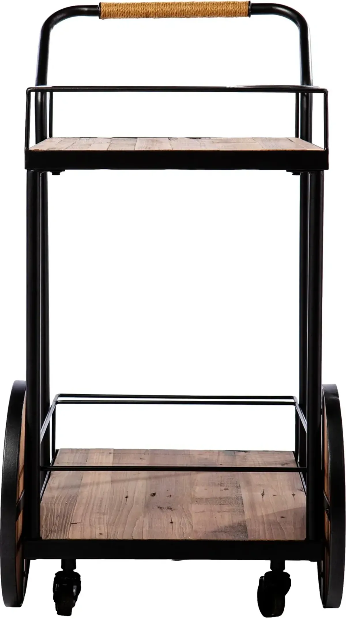 Pemton Reclaimed Wood Bar Cart