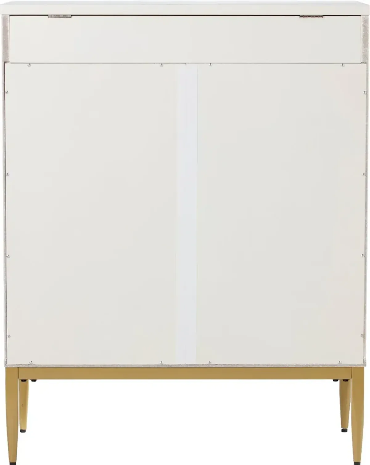 Marradi White & Gold Accent Cabinet