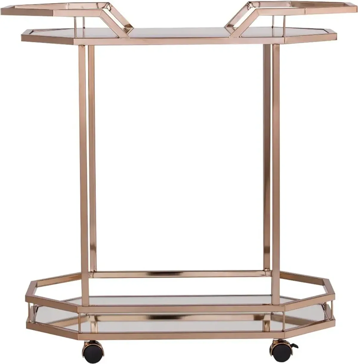 Ari Champagne Art Deco Bar Cart