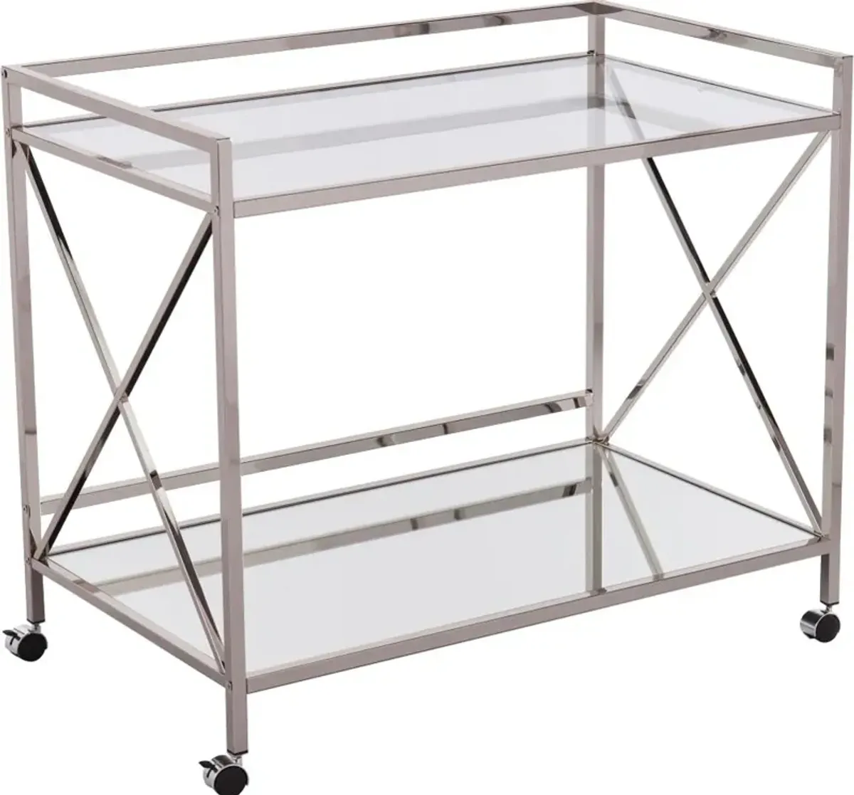 Maxton Silver Bar Cart