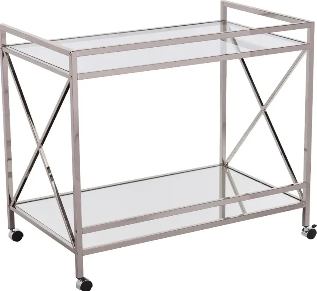 Maxton Silver Bar Cart