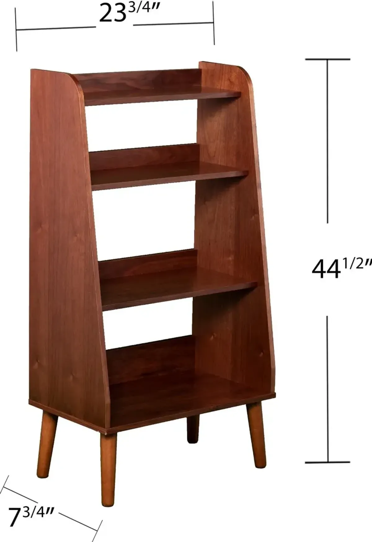 Berritza Small Walnut Bookshelf