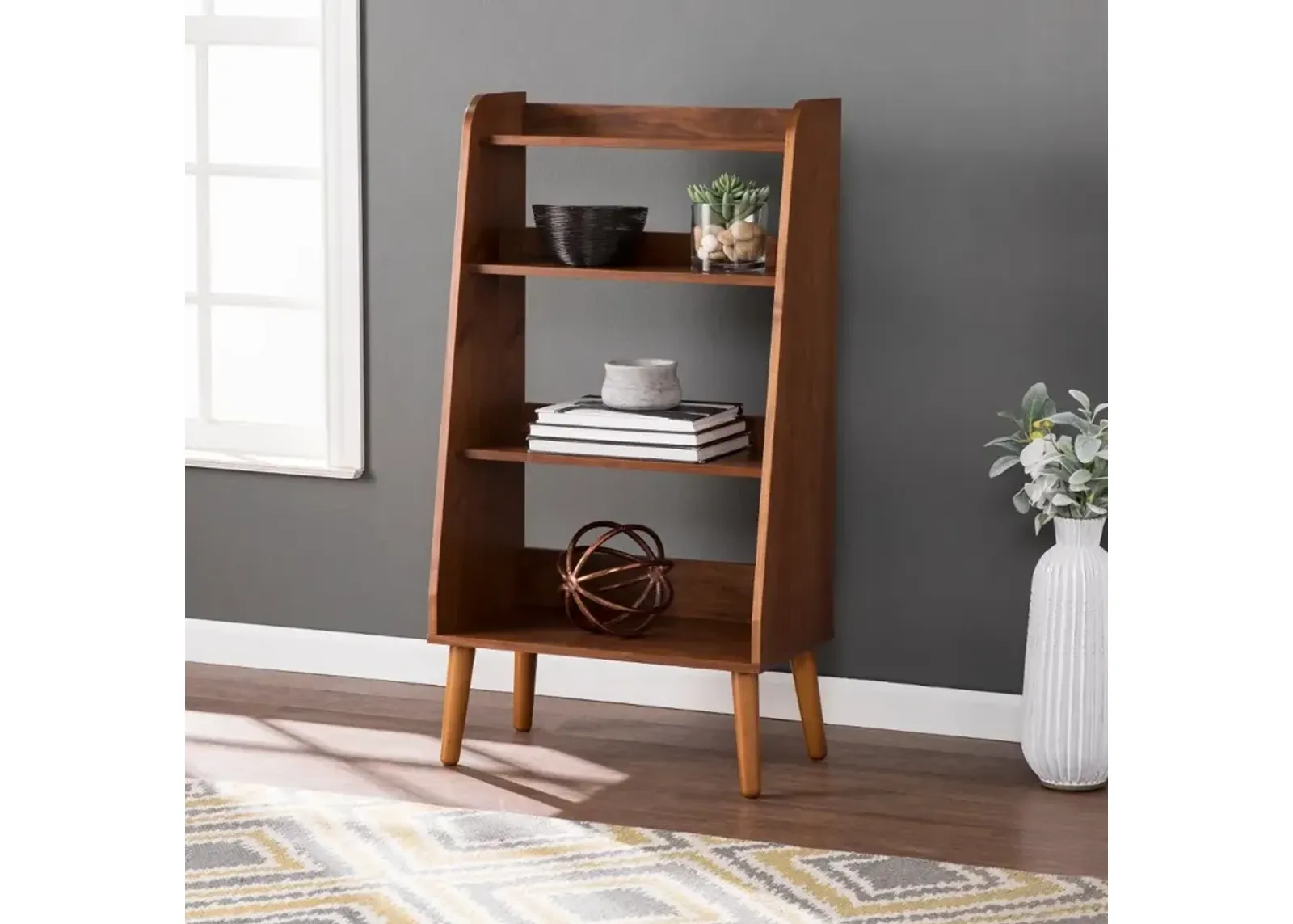 Berritza Small Walnut Bookshelf