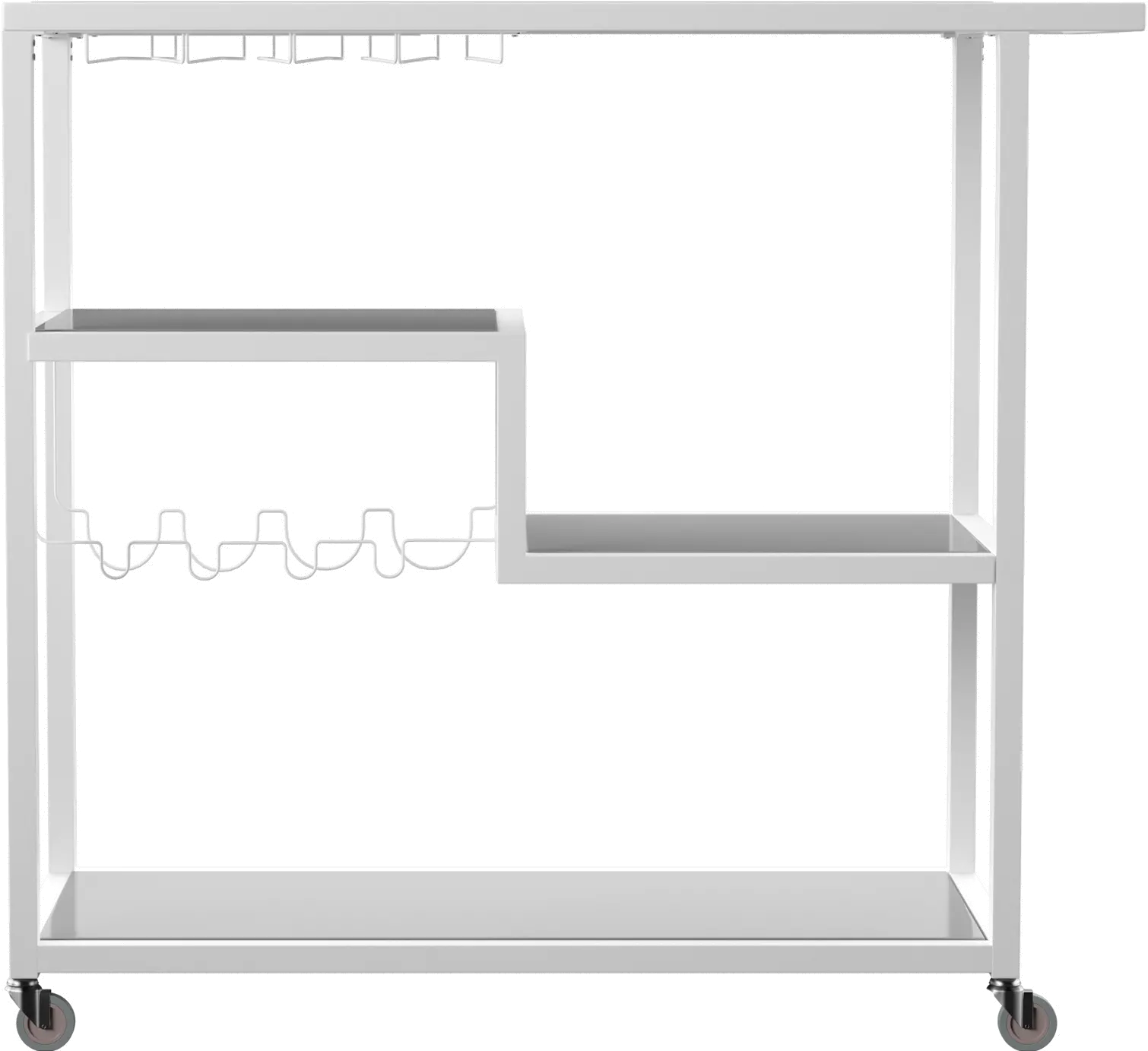 Holly & Martin Zephs White Bar Cart