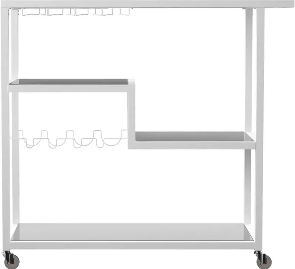 Holly & Martin Zephs White Bar Cart