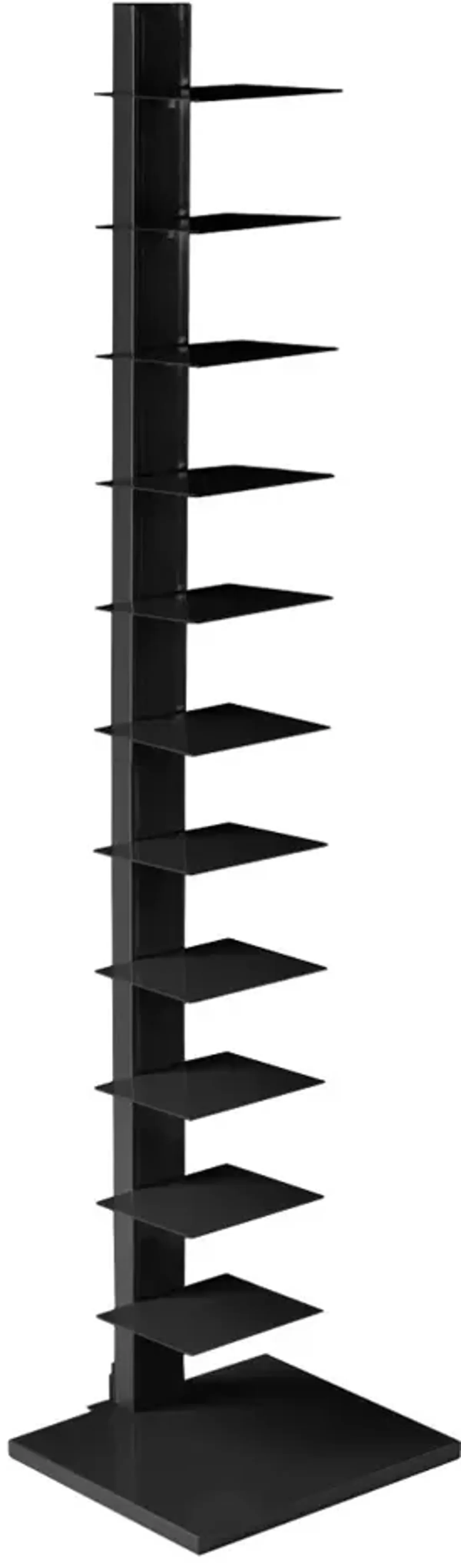 Stewartby Black Spine Tower Bookshelf