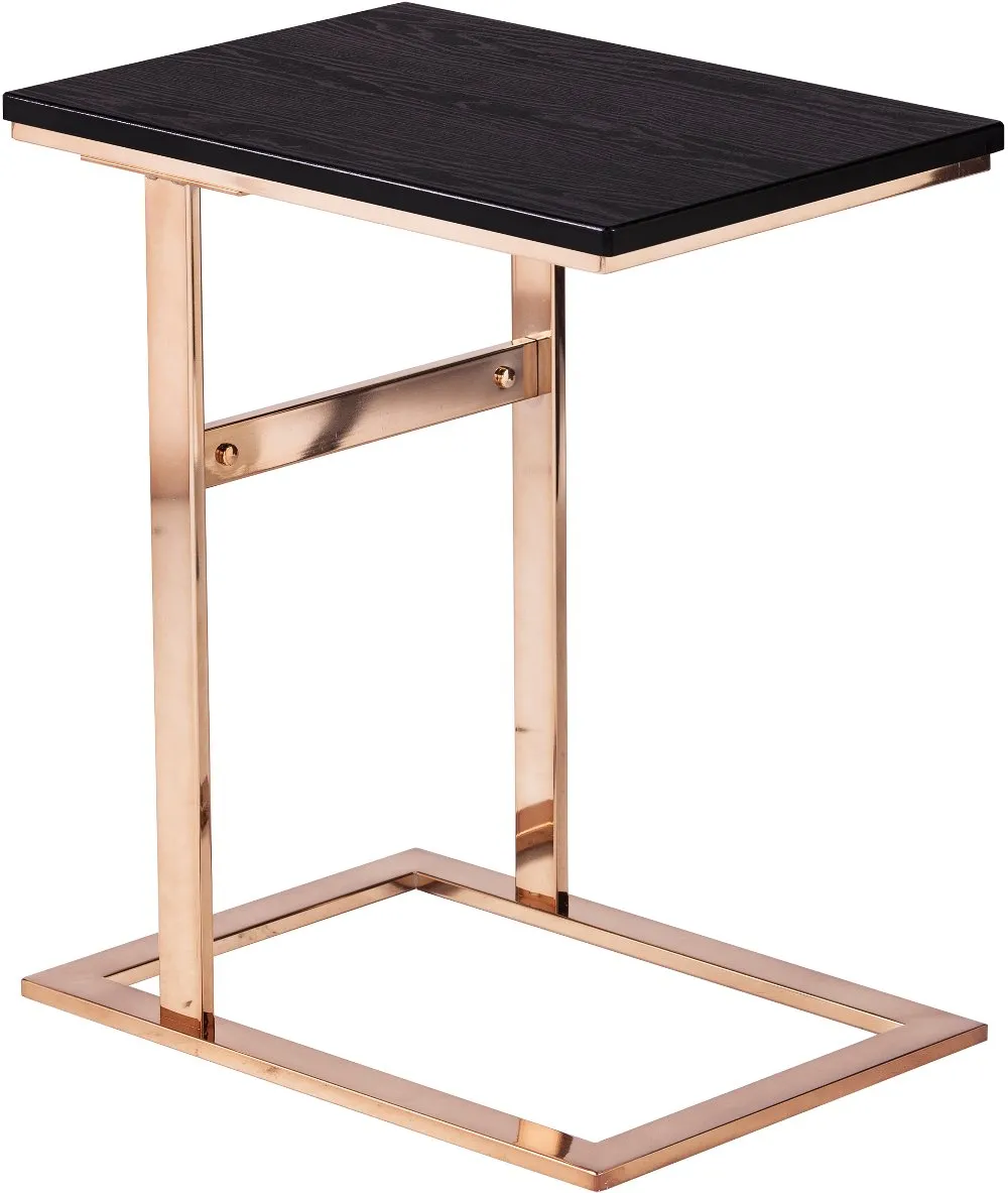 Rindland Black & Gold Small C-Table