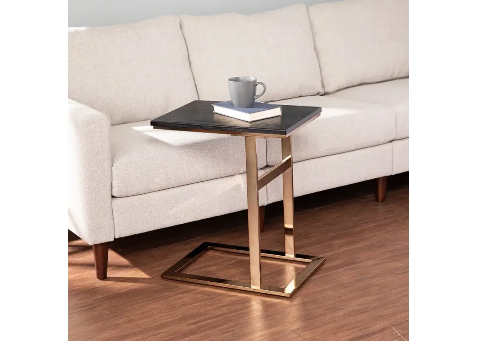 Rindland Black & Gold Small C-Table