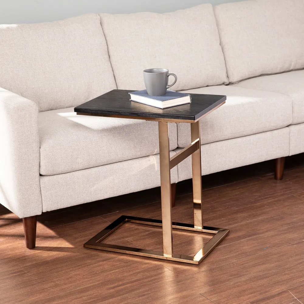 Rindland Black & Gold Small C-Table