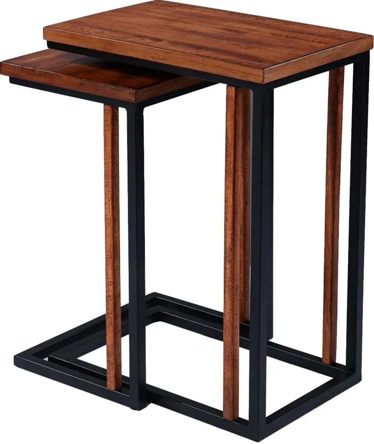 Sabanti Industrial Nesting C-Tables Set of 2