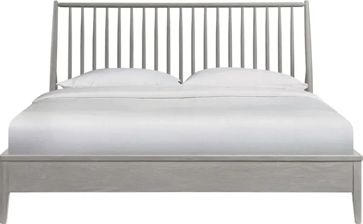 Bayside White King Bed