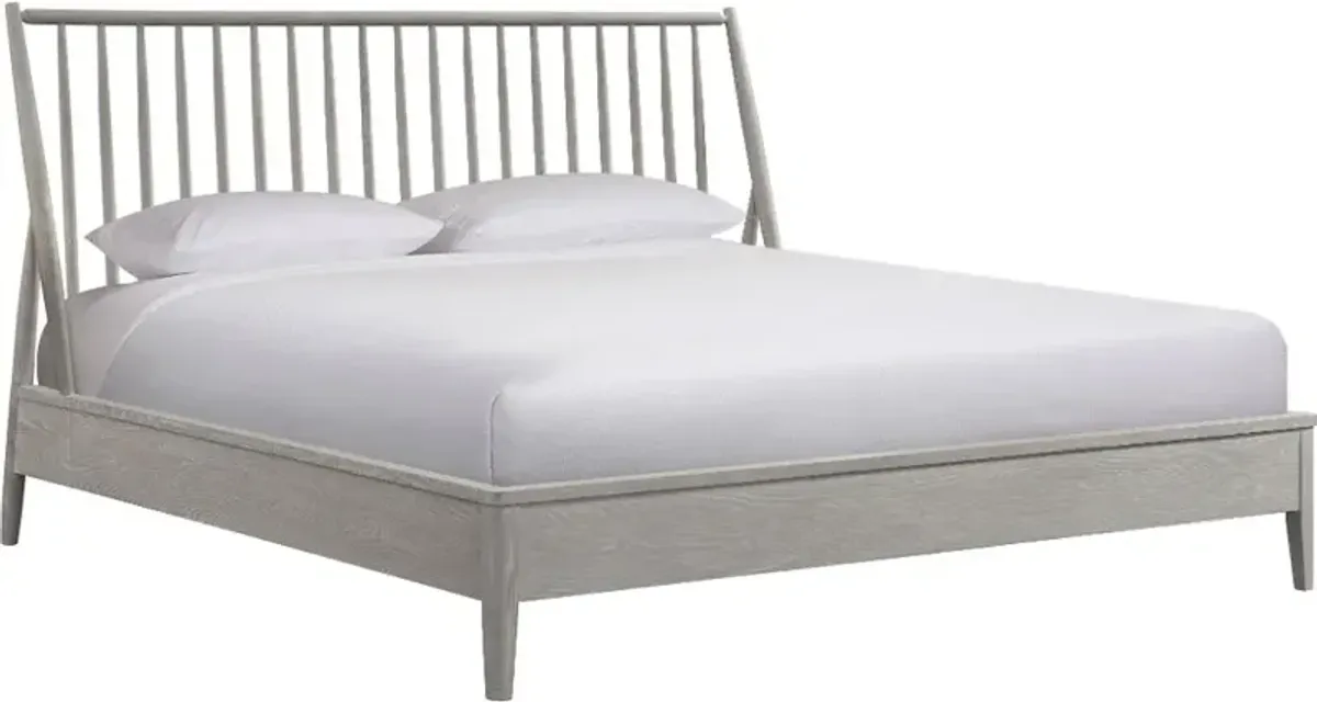 Bayside White King Bed