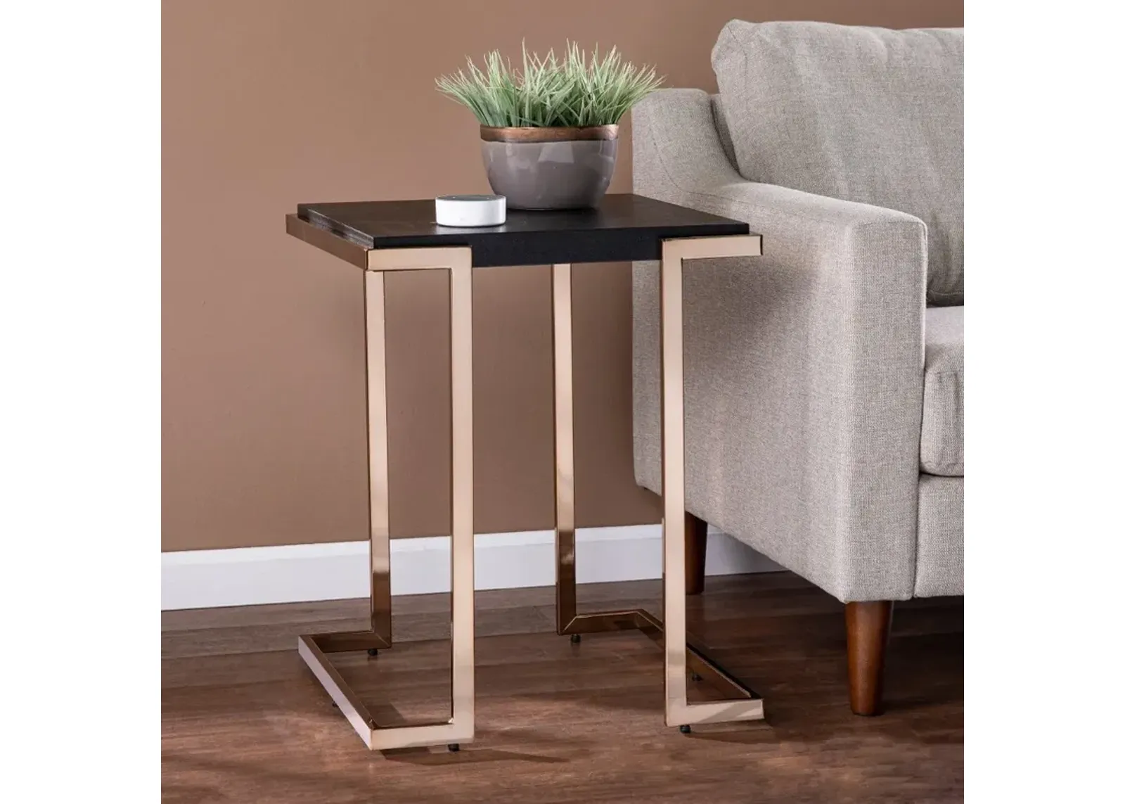 Holly & Martin Barcia Black Side Table