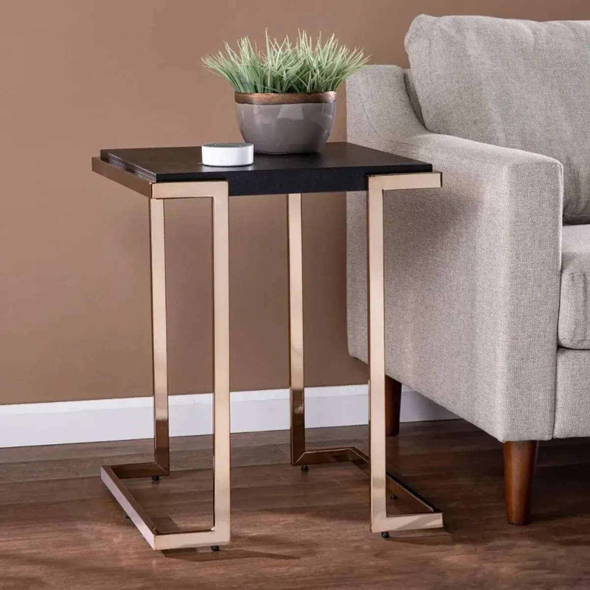 Holly & Martin Barcia Black Side Table