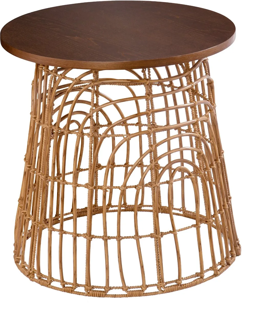 Weaverdon Round Bohemian Accent Table