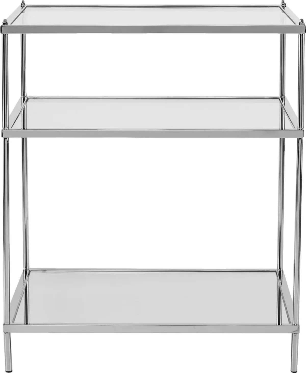 Knox Chrome Mirrored Side Table