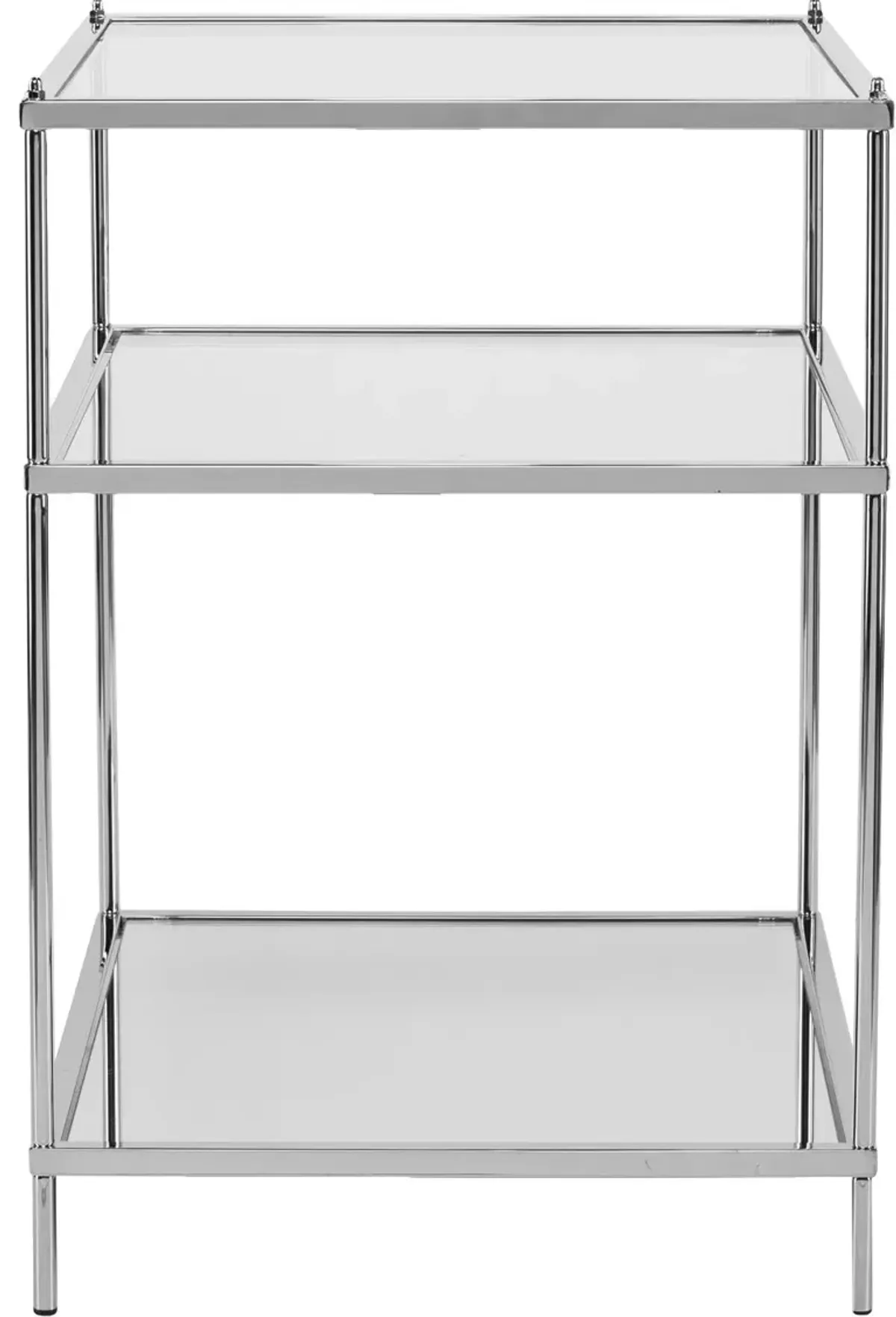 Knox Chrome Mirrored Side Table