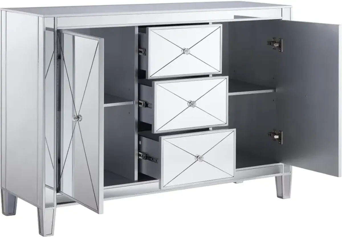 Mirage 3-Drawer Mirrored Cabinet