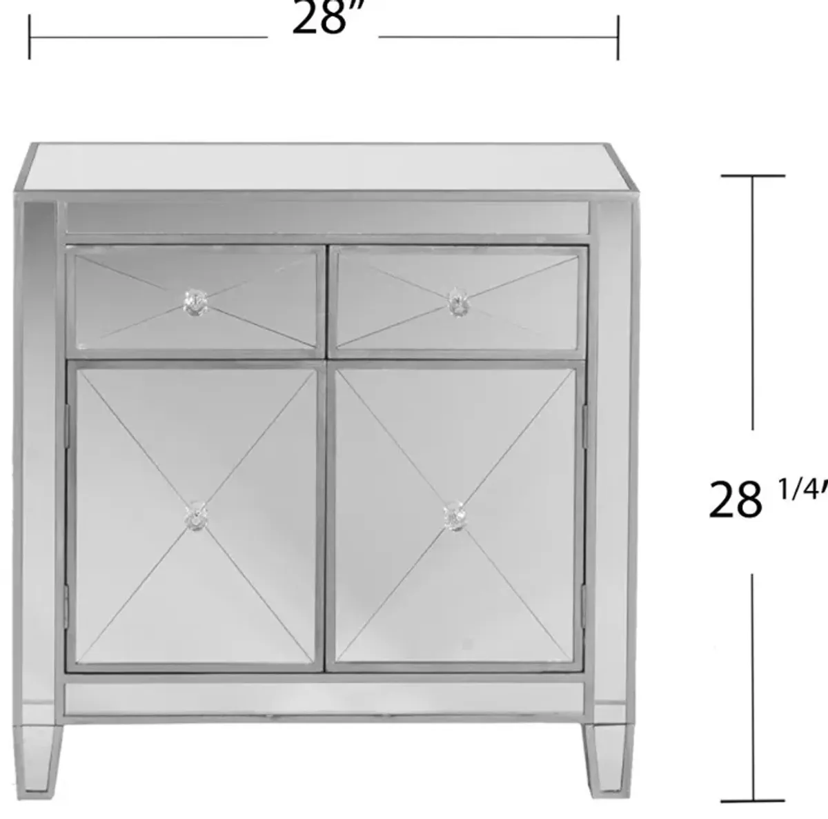 Mirage Mirrored Cabinet