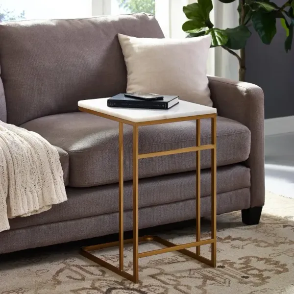 Fallon Marble & Gold C Table