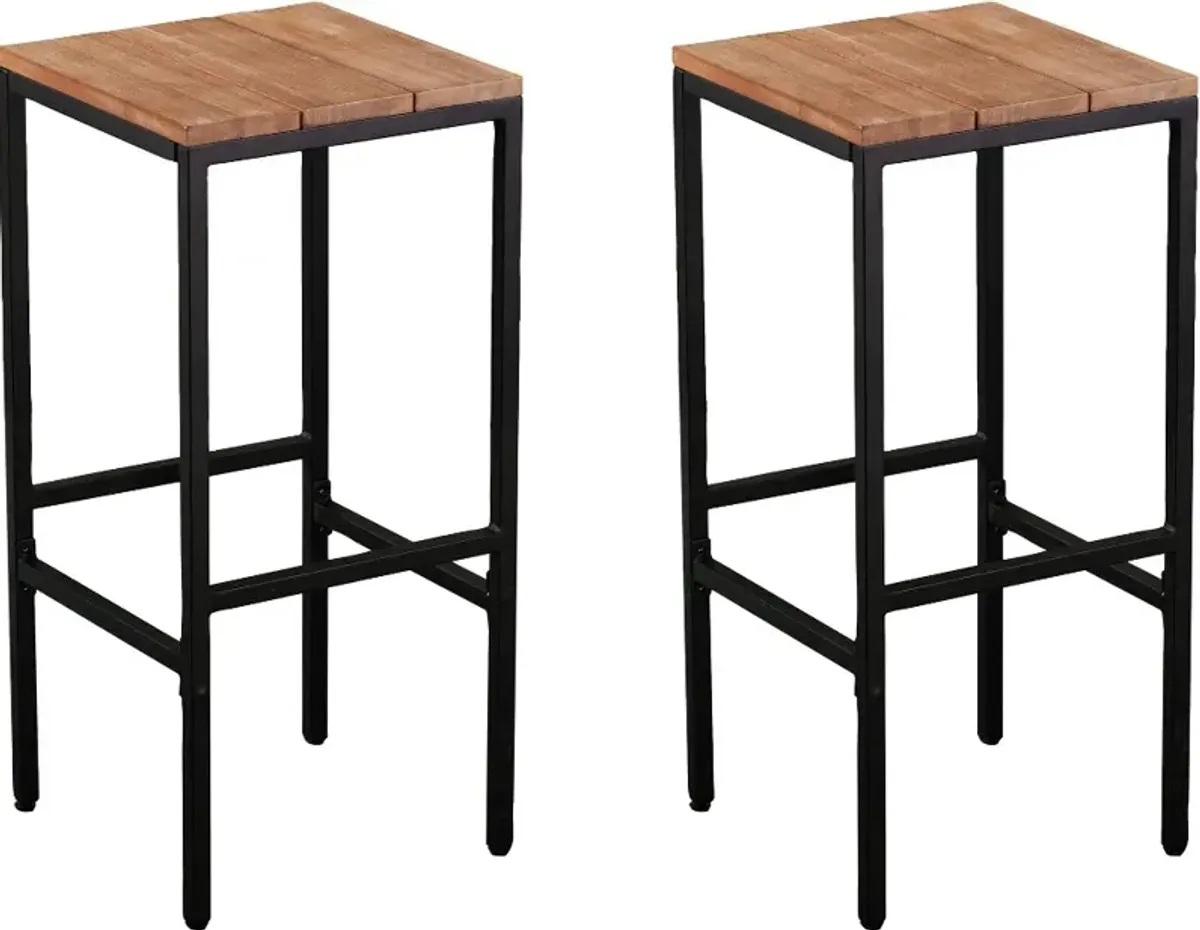 Venallo Indoor/Outdoor Barstools - Set of 2