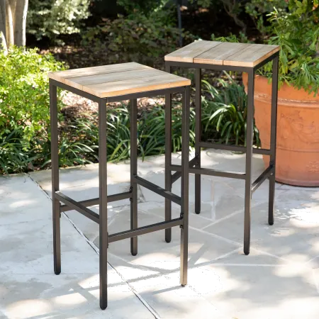 Venallo Indoor/Outdoor Barstools - Set of 2