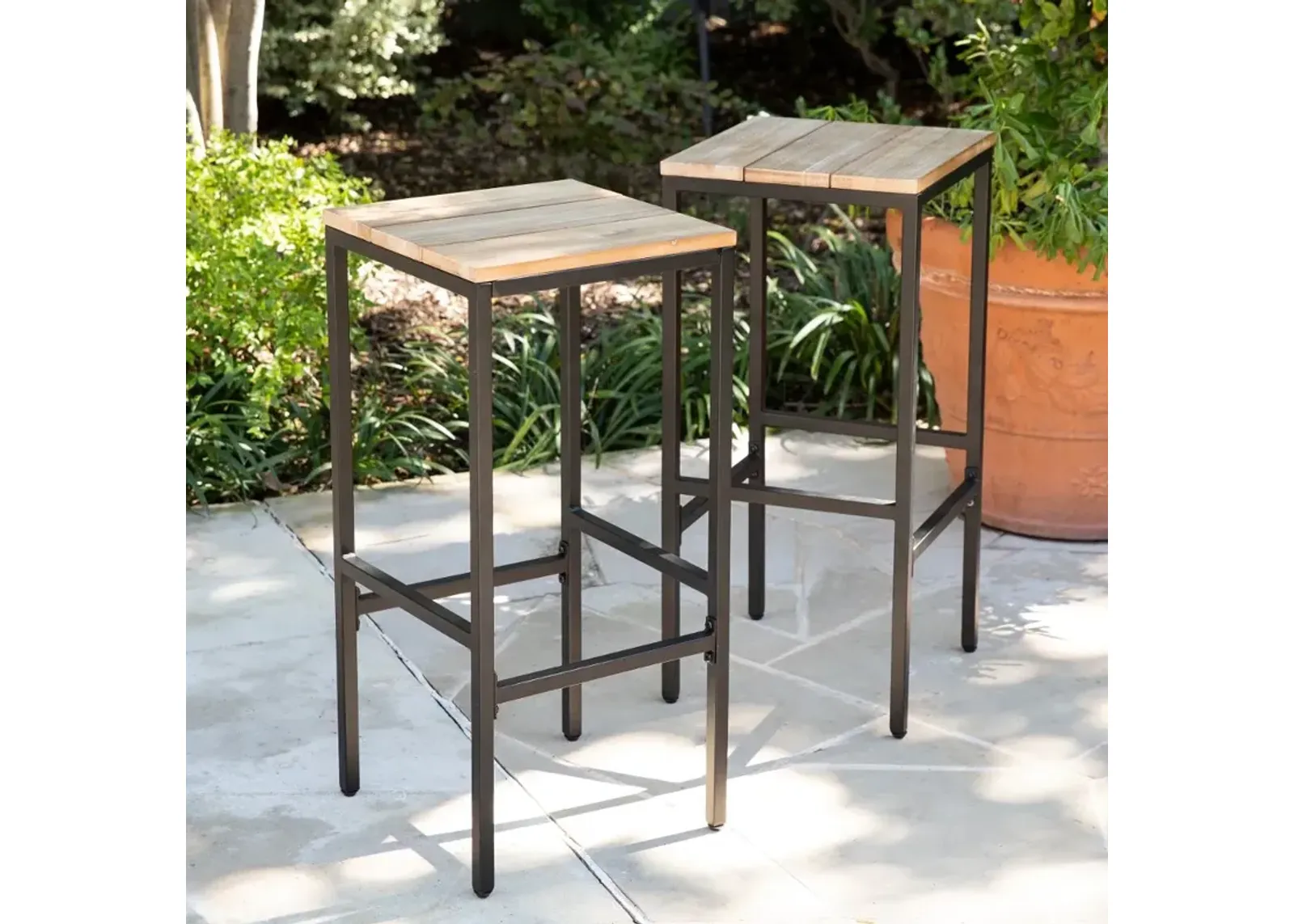 Venallo Indoor/Outdoor Barstools - Set of 2