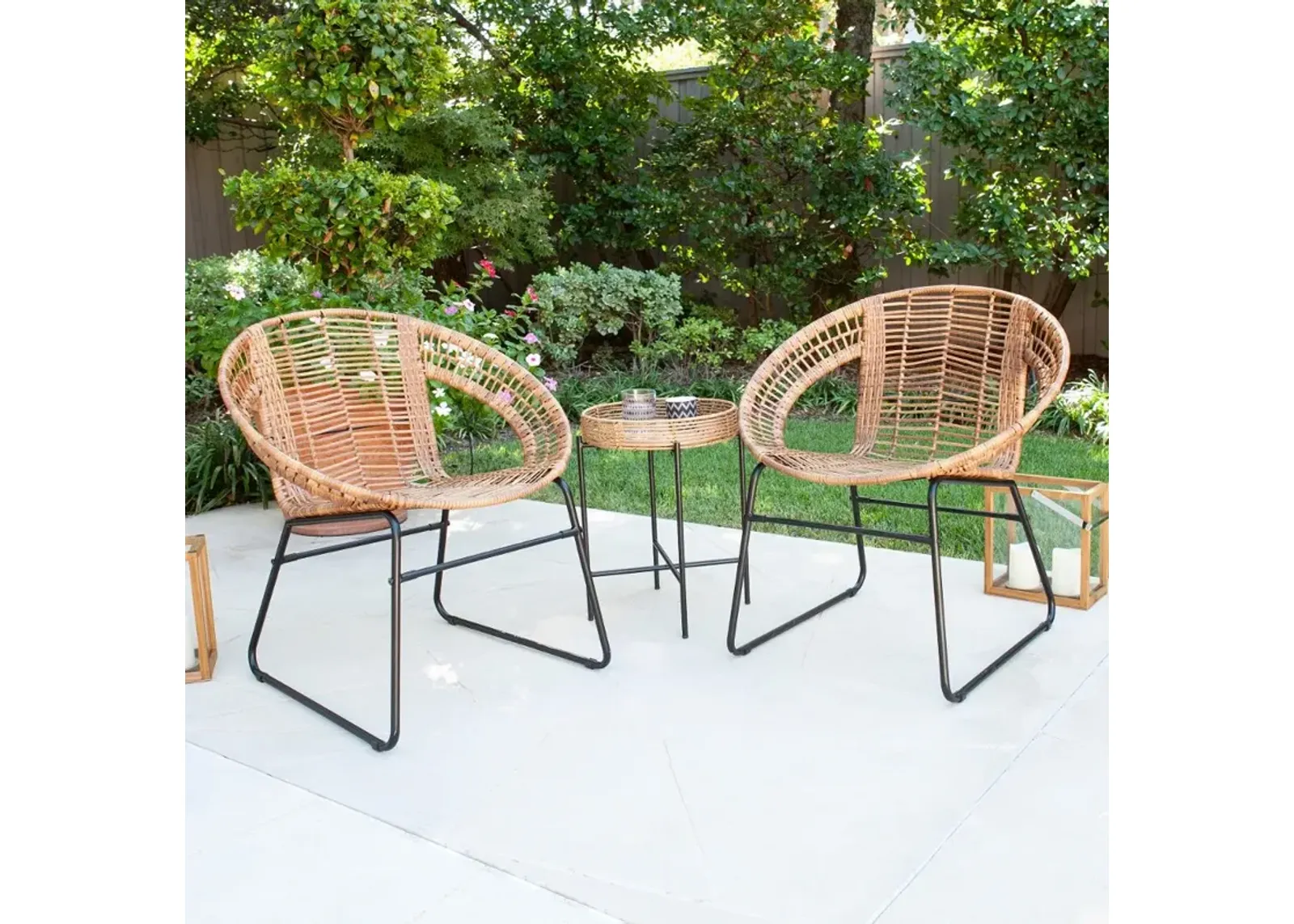 Alandhra Indoor/Outdoor 3pc Bistro Set