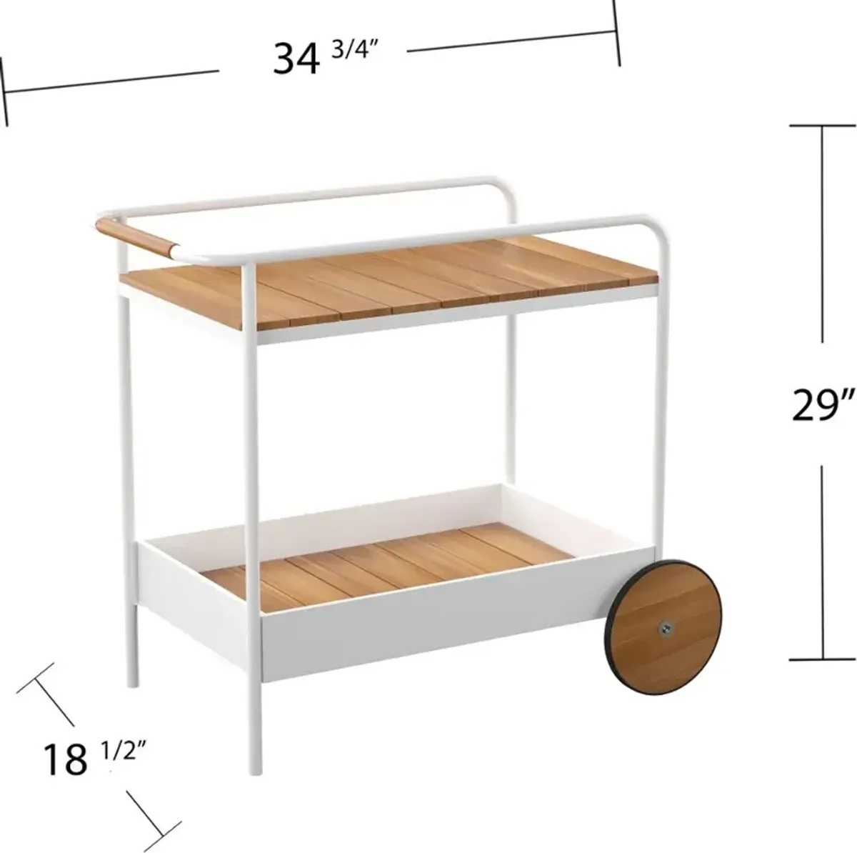 Randburg Outdoor Bar Cart