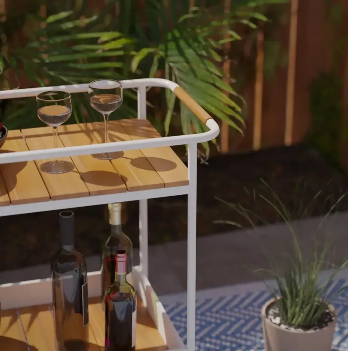 Randburg Outdoor Bar Cart