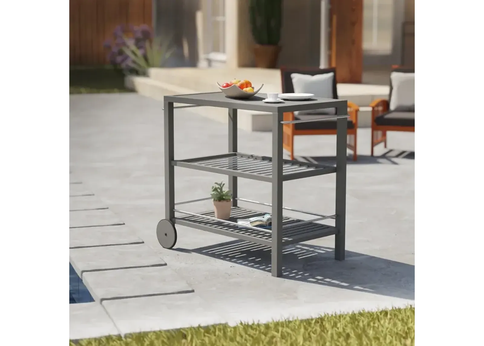 Bajarno Outdoor Bar Cart