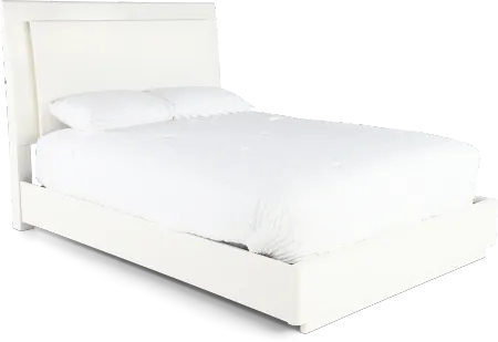 Miami White King Bed