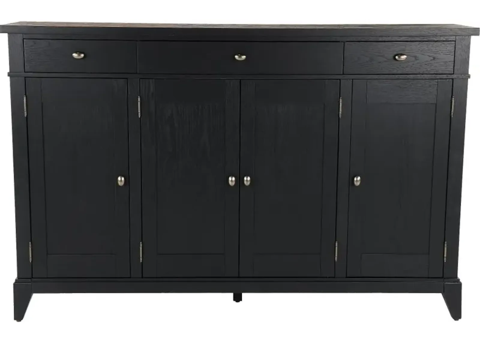 Macon Black Credenza