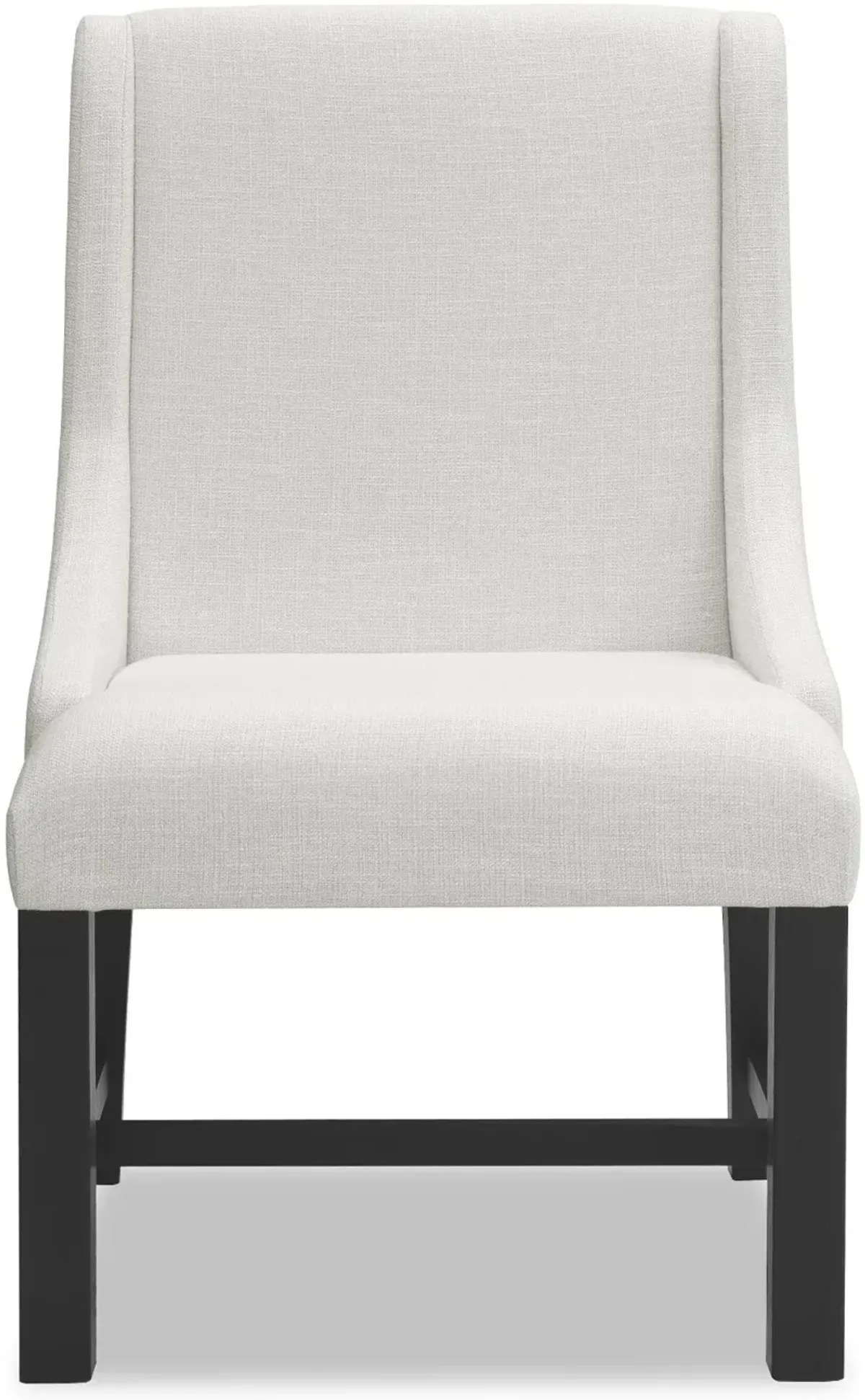 Macon White Upholstered Dining Chair