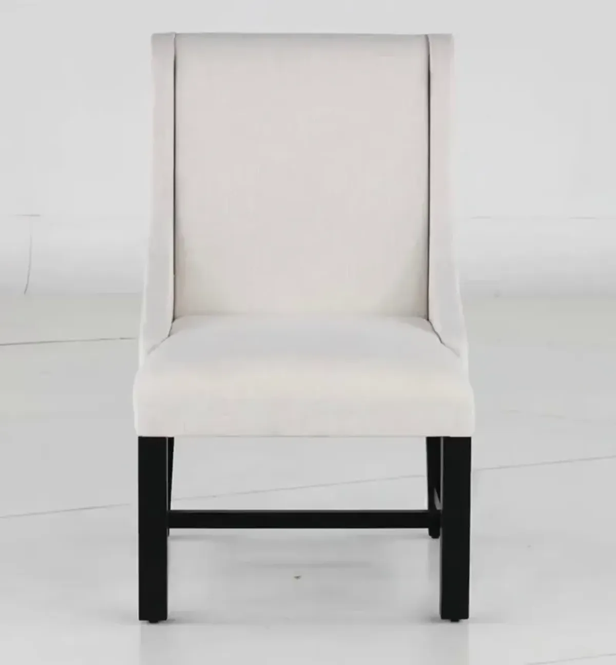 Macon White Upholstered Dining Chair