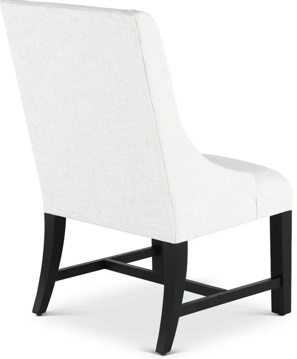 Macon White Upholstered Dining Chair