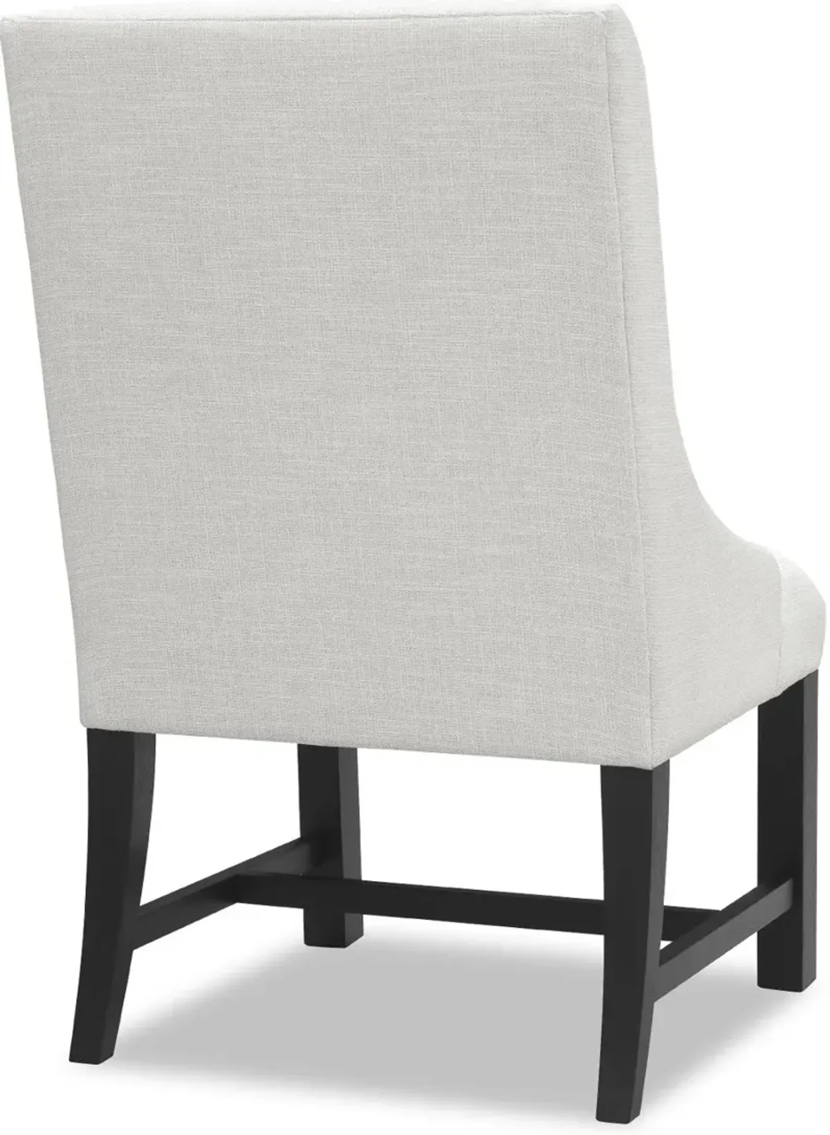 Macon White Upholstered Dining Chair