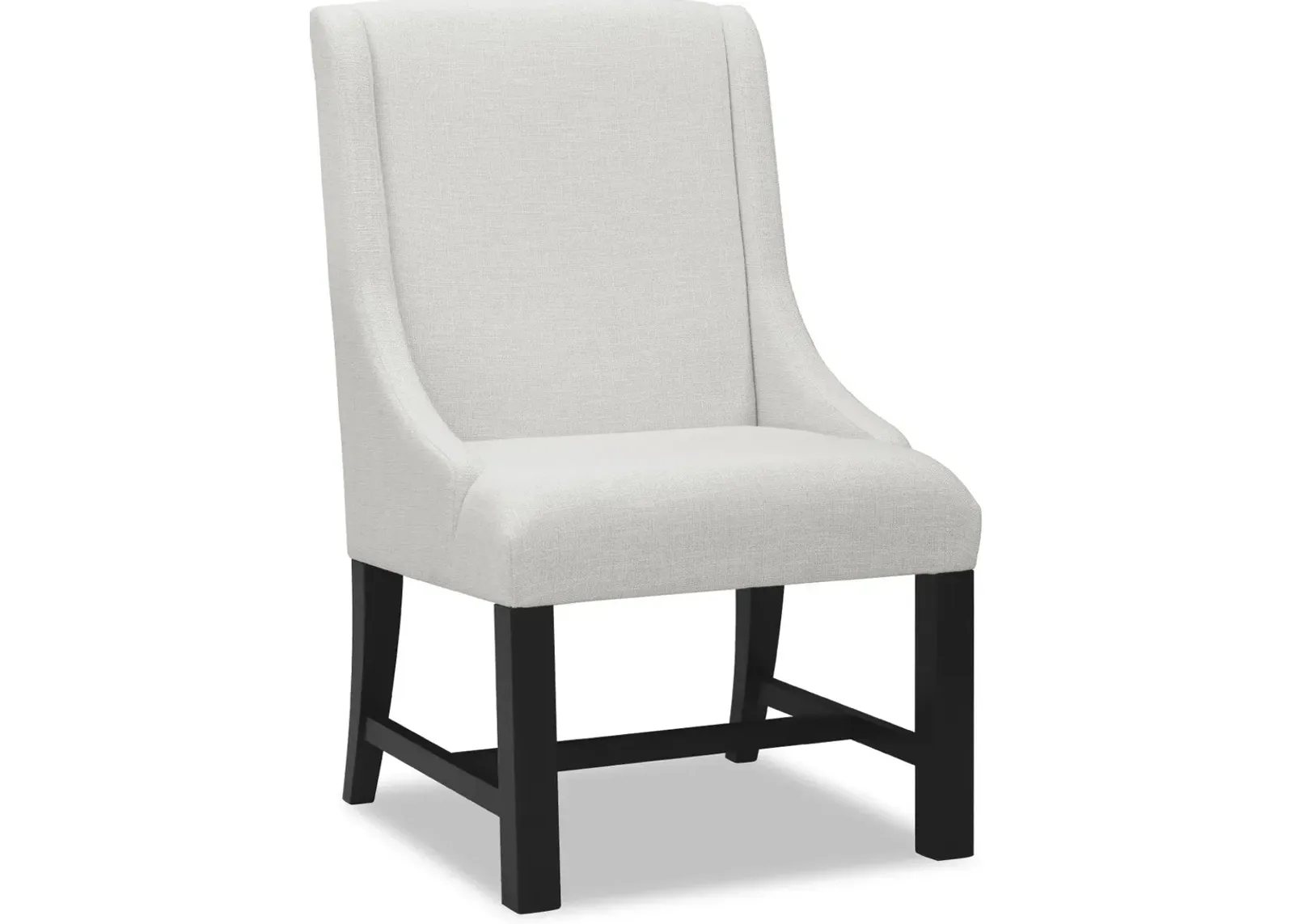 Macon White Upholstered Dining Chair