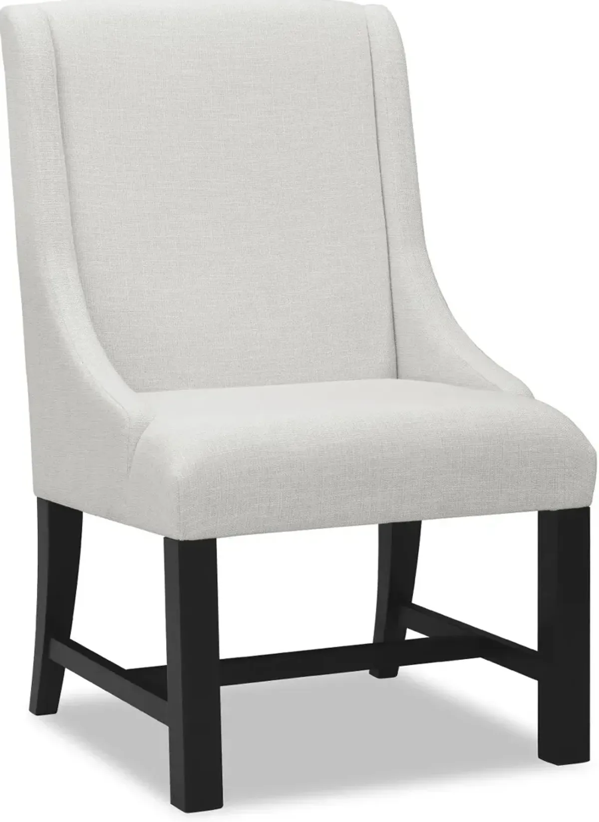 Macon White Upholstered Dining Chair